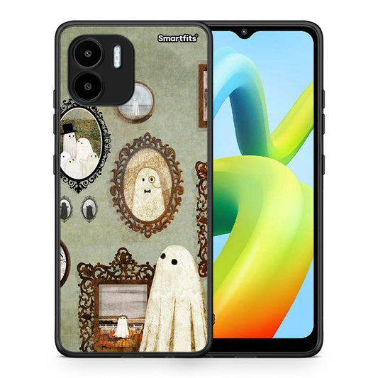 Θήκη Xiaomi Redmi A1 / A2 Halloween Ghost Season από τη Smartfits με σχέδιο στο πίσω μέρος και μαύρο περίβλημα | Xiaomi Redmi A1 / A2 Halloween Ghost Season Case with Colorful Back and Black Bezels