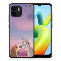 Thumbnail for Θήκη Xiaomi Redmi A1 / A2 Lady And Tramp από τη Smartfits με σχέδιο στο πίσω μέρος και μαύρο περίβλημα | Xiaomi Redmi A1 / A2 Lady And Tramp Case with Colorful Back and Black Bezels