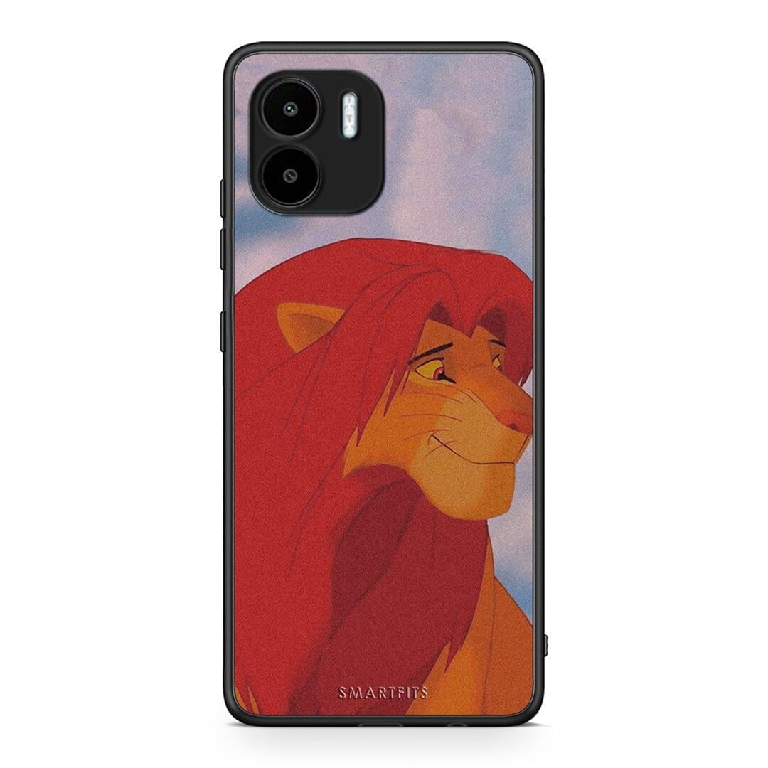 Θήκη Xiaomi Redmi A1 / A2 Lion Love 1 από τη Smartfits με σχέδιο στο πίσω μέρος και μαύρο περίβλημα | Xiaomi Redmi A1 / A2 Lion Love 1 Case with Colorful Back and Black Bezels