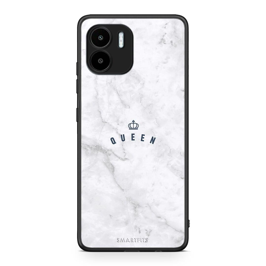 Θήκη Xiaomi Redmi A1 / A2 Marble Queen από τη Smartfits με σχέδιο στο πίσω μέρος και μαύρο περίβλημα | Xiaomi Redmi A1 / A2 Marble Queen Case with Colorful Back and Black Bezels