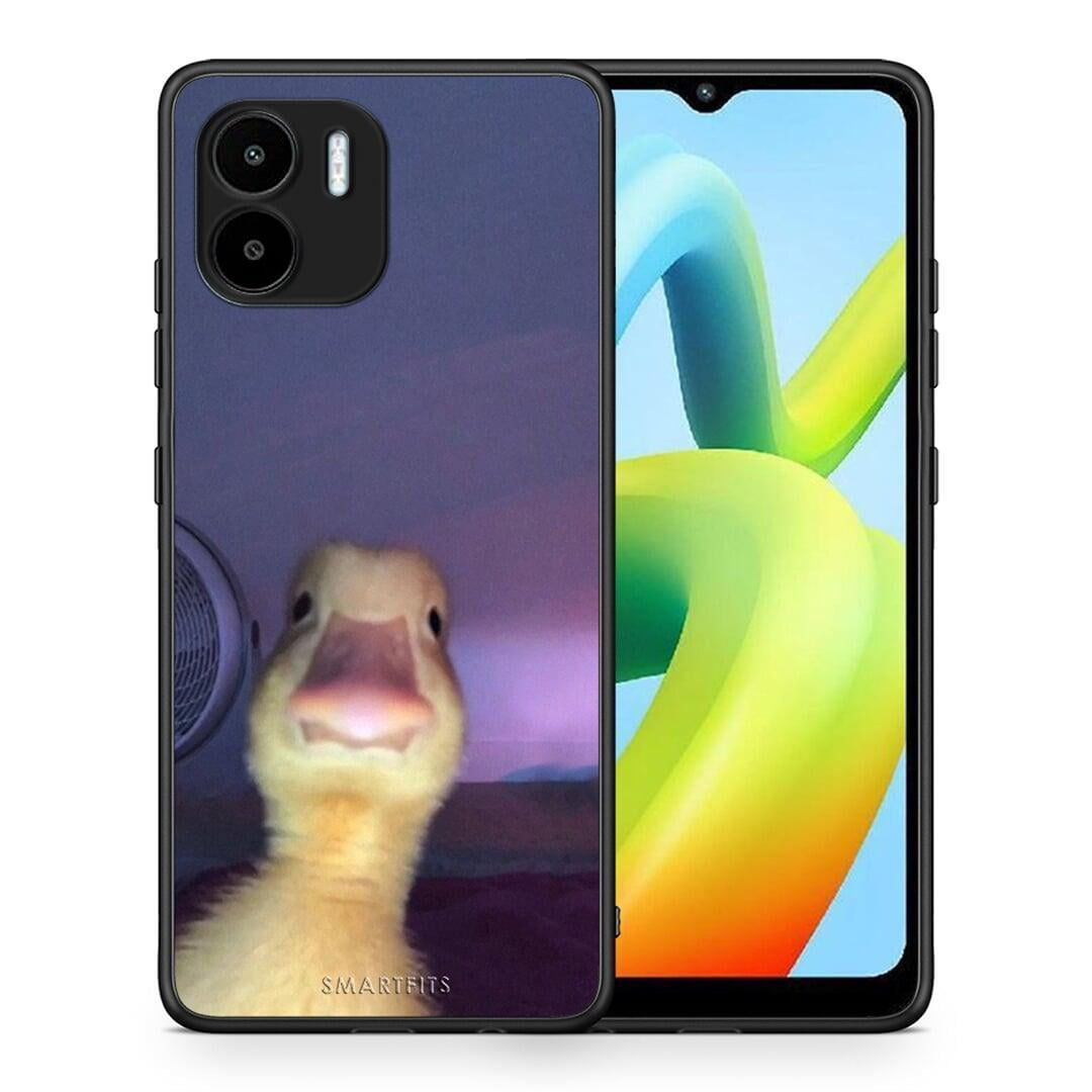 Θήκη Xiaomi Redmi A1 / A2 Meme Duck από τη Smartfits με σχέδιο στο πίσω μέρος και μαύρο περίβλημα | Xiaomi Redmi A1 / A2 Meme Duck Case with Colorful Back and Black Bezels