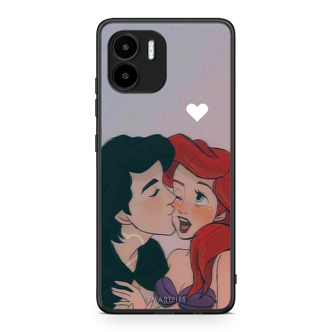 Θήκη Xiaomi Redmi A1 / A2 Mermaid Couple από τη Smartfits με σχέδιο στο πίσω μέρος και μαύρο περίβλημα | Xiaomi Redmi A1 / A2 Mermaid Couple Case with Colorful Back and Black Bezels