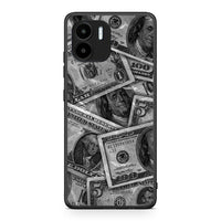 Thumbnail for Θήκη Xiaomi Redmi A1 / A2 Money Dollars από τη Smartfits με σχέδιο στο πίσω μέρος και μαύρο περίβλημα | Xiaomi Redmi A1 / A2 Money Dollars Case with Colorful Back and Black Bezels