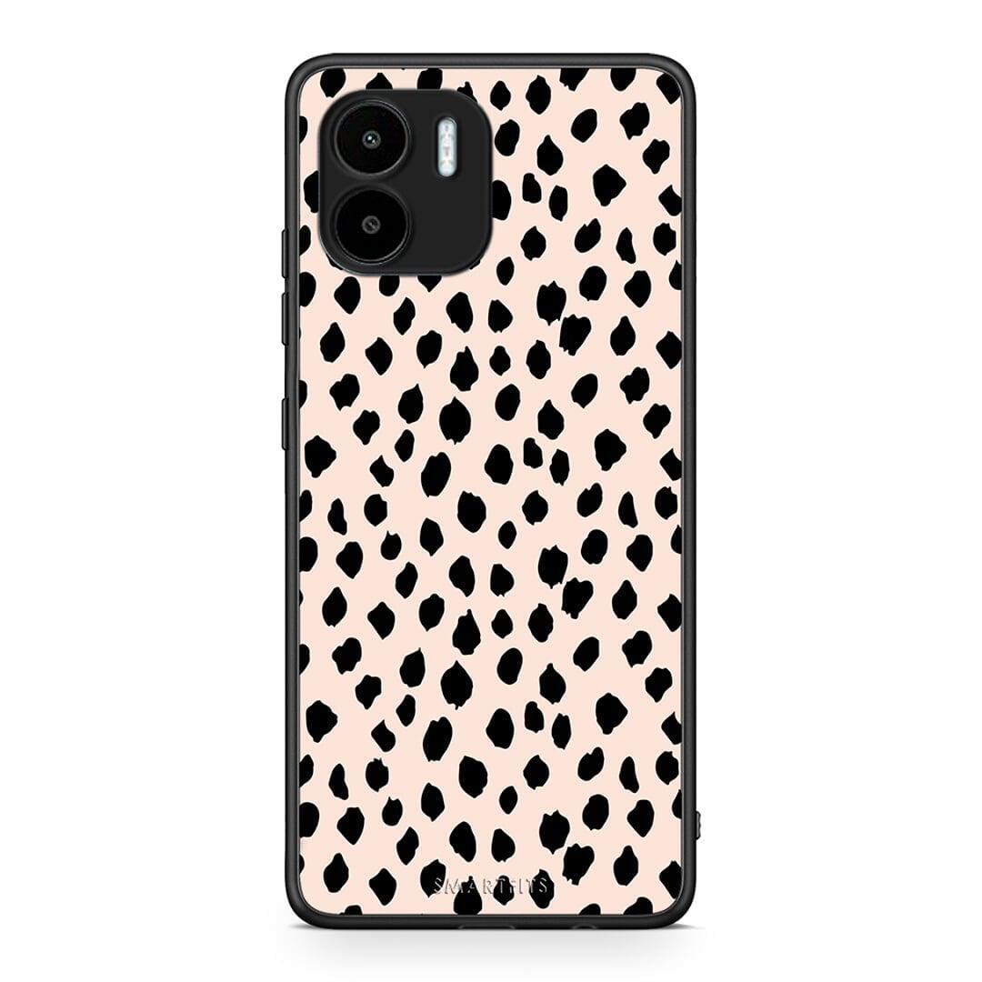 Θήκη Xiaomi Redmi A1 / A2 New Polka Dots από τη Smartfits με σχέδιο στο πίσω μέρος και μαύρο περίβλημα | Xiaomi Redmi A1 / A2 New Polka Dots Case with Colorful Back and Black Bezels