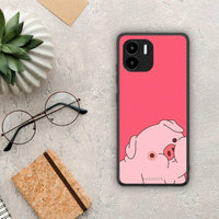 Thumbnail for Θήκη Xiaomi Redmi A1 / A2 Pig Love 1 από τη Smartfits με σχέδιο στο πίσω μέρος και μαύρο περίβλημα | Xiaomi Redmi A1 / A2 Pig Love 1 Case with Colorful Back and Black Bezels