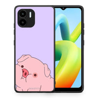 Thumbnail for Θήκη Xiaomi Redmi A1 / A2 Pig Love 2 από τη Smartfits με σχέδιο στο πίσω μέρος και μαύρο περίβλημα | Xiaomi Redmi A1 / A2 Pig Love 2 Case with Colorful Back and Black Bezels