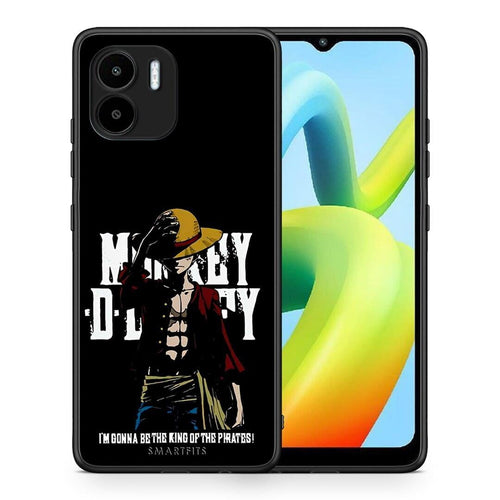 Θήκη Xiaomi Redmi A1 / A2 Pirate King από τη Smartfits με σχέδιο στο πίσω μέρος και μαύρο περίβλημα | Xiaomi Redmi A1 / A2 Pirate King Case with Colorful Back and Black Bezels