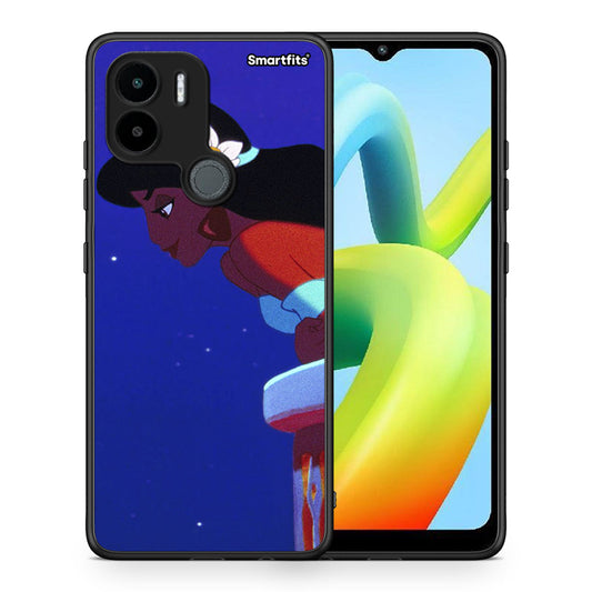 Θήκη Xiaomi Redmi A1+ / A2+ Alladin And Jasmine Love 2 από τη Smartfits με σχέδιο στο πίσω μέρος και μαύρο περίβλημα | Xiaomi Redmi A1+ / A2+ Alladin And Jasmine Love 2 Case with Colorful Back and Black Bezels