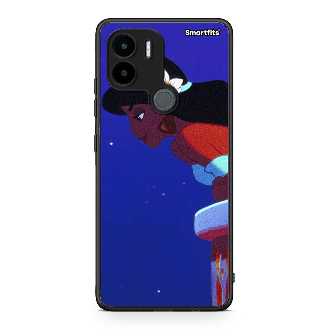 Θήκη Xiaomi Redmi A1+ / A2+ Alladin And Jasmine Love 2 από τη Smartfits με σχέδιο στο πίσω μέρος και μαύρο περίβλημα | Xiaomi Redmi A1+ / A2+ Alladin And Jasmine Love 2 Case with Colorful Back and Black Bezels