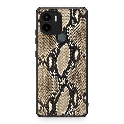 Θήκη Xiaomi Redmi A1+ / A2+ Animal Fashion Snake από τη Smartfits με σχέδιο στο πίσω μέρος και μαύρο περίβλημα | Xiaomi Redmi A1+ / A2+ Animal Fashion Snake Case with Colorful Back and Black Bezels