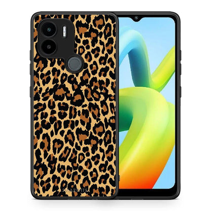 Θήκη Xiaomi Redmi A1+ / A2+ Animal Leopard από τη Smartfits με σχέδιο στο πίσω μέρος και μαύρο περίβλημα | Xiaomi Redmi A1+ / A2+ Animal Leopard Case with Colorful Back and Black Bezels