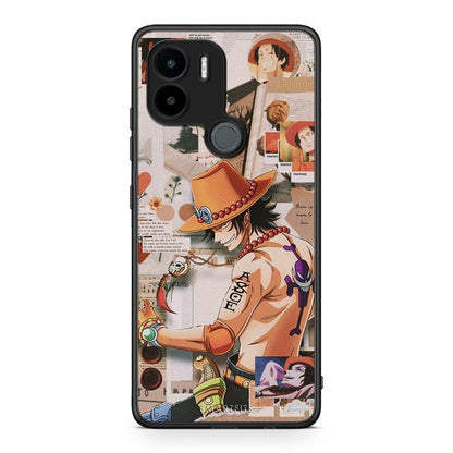 Θήκη Xiaomi Redmi A1+ / A2+ Anime Collage από τη Smartfits με σχέδιο στο πίσω μέρος και μαύρο περίβλημα | Xiaomi Redmi A1+ / A2+ Anime Collage Case with Colorful Back and Black Bezels