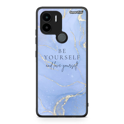 Θήκη Xiaomi Redmi A1+ / A2+ Be Yourself από τη Smartfits με σχέδιο στο πίσω μέρος και μαύρο περίβλημα | Xiaomi Redmi A1+ / A2+ Be Yourself Case with Colorful Back and Black Bezels
