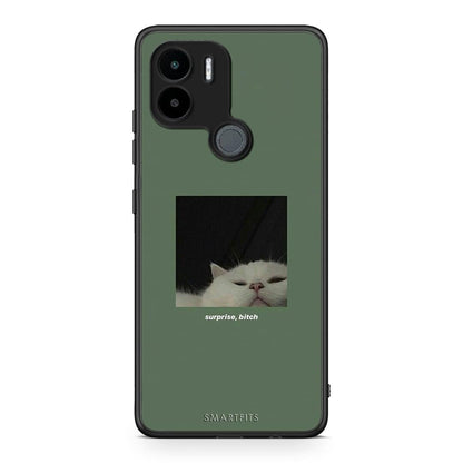 Θήκη Xiaomi Redmi A1+ / A2+ Bitch Surprise από τη Smartfits με σχέδιο στο πίσω μέρος και μαύρο περίβλημα | Xiaomi Redmi A1+ / A2+ Bitch Surprise Case with Colorful Back and Black Bezels