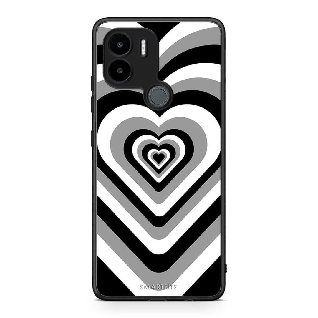 Θήκη Xiaomi Redmi A1+ / A2+ Black Hearts από τη Smartfits με σχέδιο στο πίσω μέρος και μαύρο περίβλημα | Xiaomi Redmi A1+ / A2+ Black Hearts Case with Colorful Back and Black Bezels