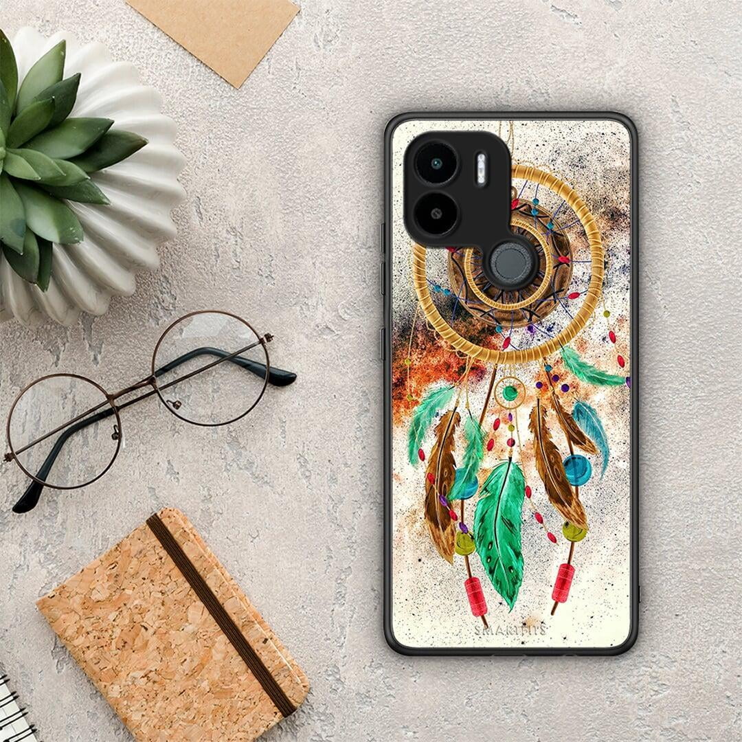 Θήκη Xiaomi Redmi A1+ / A2+ Boho DreamCatcher από τη Smartfits με σχέδιο στο πίσω μέρος και μαύρο περίβλημα | Xiaomi Redmi A1+ / A2+ Boho DreamCatcher Case with Colorful Back and Black Bezels