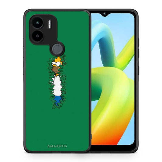 Θήκη Xiaomi Redmi A1+ / A2+ Bush Man από τη Smartfits με σχέδιο στο πίσω μέρος και μαύρο περίβλημα | Xiaomi Redmi A1+ / A2+ Bush Man Case with Colorful Back and Black Bezels