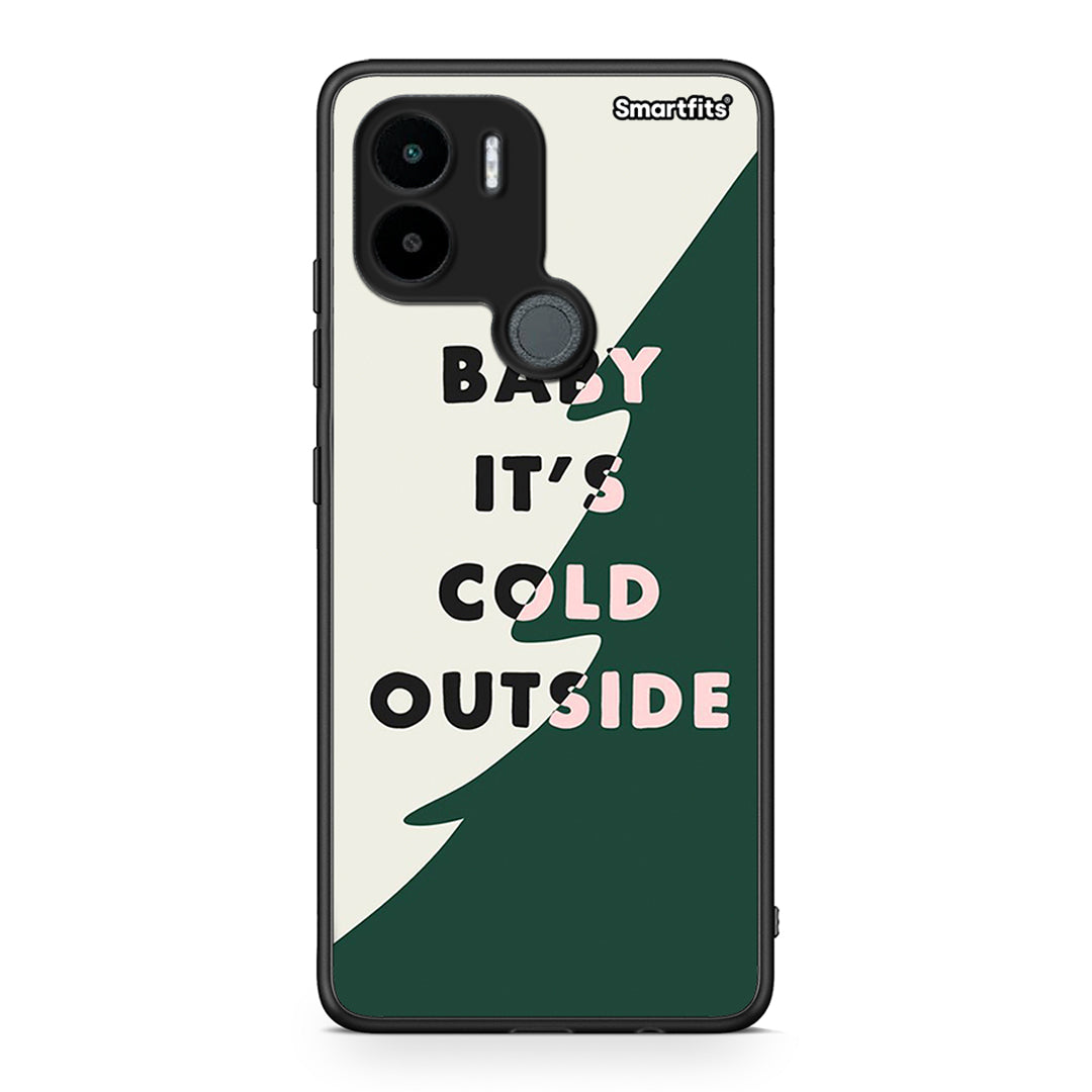 Θήκη Xiaomi Redmi A1+ / A2+ Cold Outside από τη Smartfits με σχέδιο στο πίσω μέρος και μαύρο περίβλημα | Xiaomi Redmi A1+ / A2+ Cold Outside Case with Colorful Back and Black Bezels