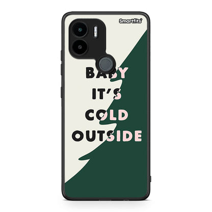 Θήκη Xiaomi Redmi A1+ / A2+ Cold Outside από τη Smartfits με σχέδιο στο πίσω μέρος και μαύρο περίβλημα | Xiaomi Redmi A1+ / A2+ Cold Outside Case with Colorful Back and Black Bezels