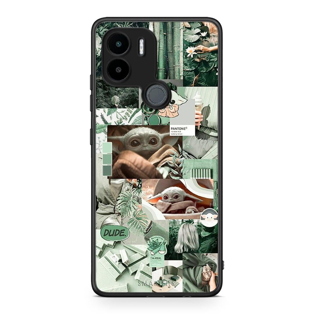 Θήκη Xiaomi Redmi A1+ / A2+ Collage Dude από τη Smartfits με σχέδιο στο πίσω μέρος και μαύρο περίβλημα | Xiaomi Redmi A1+ / A2+ Collage Dude Case with Colorful Back and Black Bezels