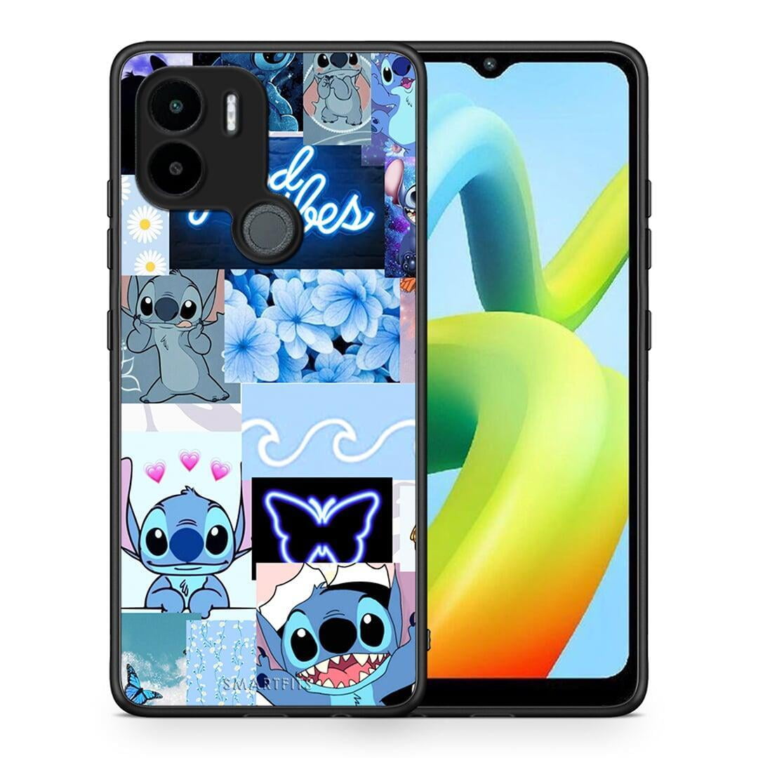 Θήκη Xiaomi Redmi A1+ / A2+ Collage Good Vibes από τη Smartfits με σχέδιο στο πίσω μέρος και μαύρο περίβλημα | Xiaomi Redmi A1+ / A2+ Collage Good Vibes Case with Colorful Back and Black Bezels