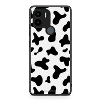 Thumbnail for Θήκη Xiaomi Redmi A1+ / A2+ Cow Print από τη Smartfits με σχέδιο στο πίσω μέρος και μαύρο περίβλημα | Xiaomi Redmi A1+ / A2+ Cow Print Case with Colorful Back and Black Bezels