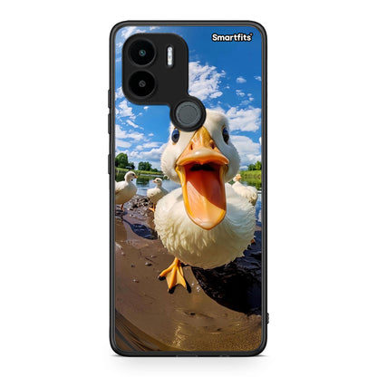Θήκη Xiaomi Redmi A1+ / A2+ Duck Face από τη Smartfits με σχέδιο στο πίσω μέρος και μαύρο περίβλημα | Xiaomi Redmi A1+ / A2+ Duck Face Case with Colorful Back and Black Bezels