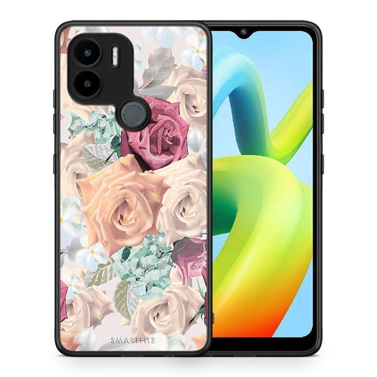 Θήκη Xiaomi Redmi A1+ / A2+ Floral Bouquet από τη Smartfits με σχέδιο στο πίσω μέρος και μαύρο περίβλημα | Xiaomi Redmi A1+ / A2+ Floral Bouquet Case with Colorful Back and Black Bezels