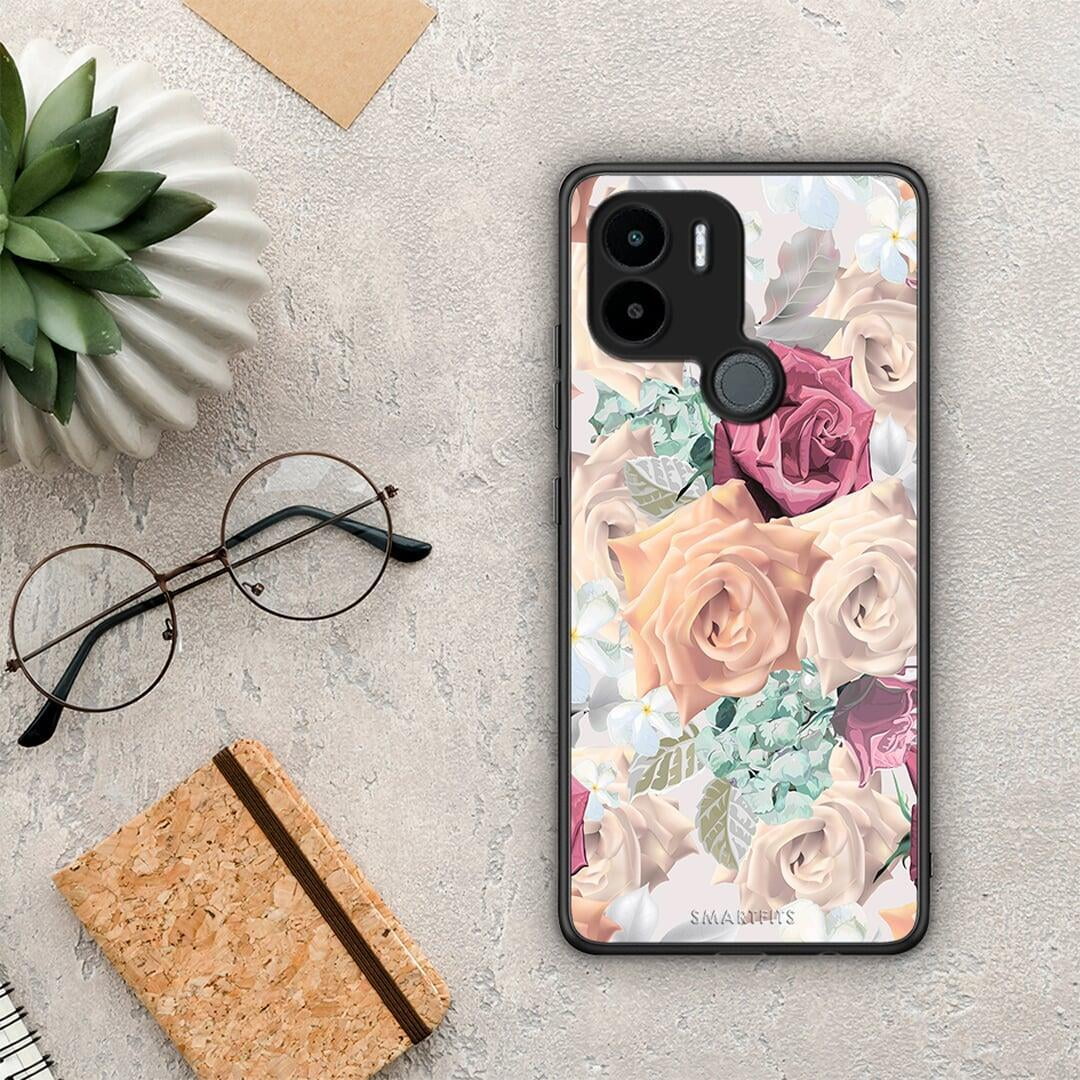 Θήκη Xiaomi Redmi A1+ / A2+ Floral Bouquet από τη Smartfits με σχέδιο στο πίσω μέρος και μαύρο περίβλημα | Xiaomi Redmi A1+ / A2+ Floral Bouquet Case with Colorful Back and Black Bezels