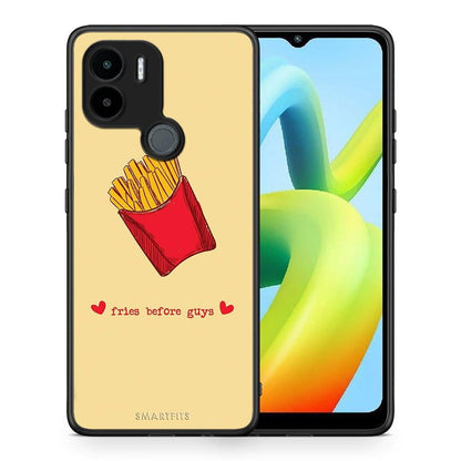 Θήκη Xiaomi Redmi A1+ / A2+ Fries Before Guys από τη Smartfits με σχέδιο στο πίσω μέρος και μαύρο περίβλημα | Xiaomi Redmi A1+ / A2+ Fries Before Guys Case with Colorful Back and Black Bezels