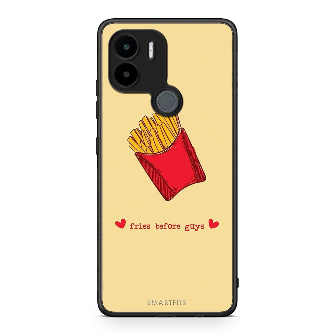 Θήκη Xiaomi Redmi A1+ / A2+ Fries Before Guys από τη Smartfits με σχέδιο στο πίσω μέρος και μαύρο περίβλημα | Xiaomi Redmi A1+ / A2+ Fries Before Guys Case with Colorful Back and Black Bezels