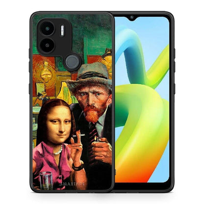 Θήκη Xiaomi Redmi A1+ / A2+ Funny Art από τη Smartfits με σχέδιο στο πίσω μέρος και μαύρο περίβλημα | Xiaomi Redmi A1+ / A2+ Funny Art Case with Colorful Back and Black Bezels