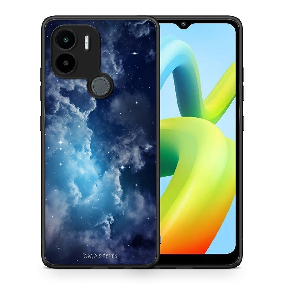 Θήκη Xiaomi Redmi A1+ / A2+ Galactic Blue Sky από τη Smartfits με σχέδιο στο πίσω μέρος και μαύρο περίβλημα | Xiaomi Redmi A1+ / A2+ Galactic Blue Sky Case with Colorful Back and Black Bezels