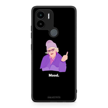 Θήκη Xiaomi Redmi A1+ / A2+ Grandma Mood Black από τη Smartfits με σχέδιο στο πίσω μέρος και μαύρο περίβλημα | Xiaomi Redmi A1+ / A2+ Grandma Mood Black Case with Colorful Back and Black Bezels