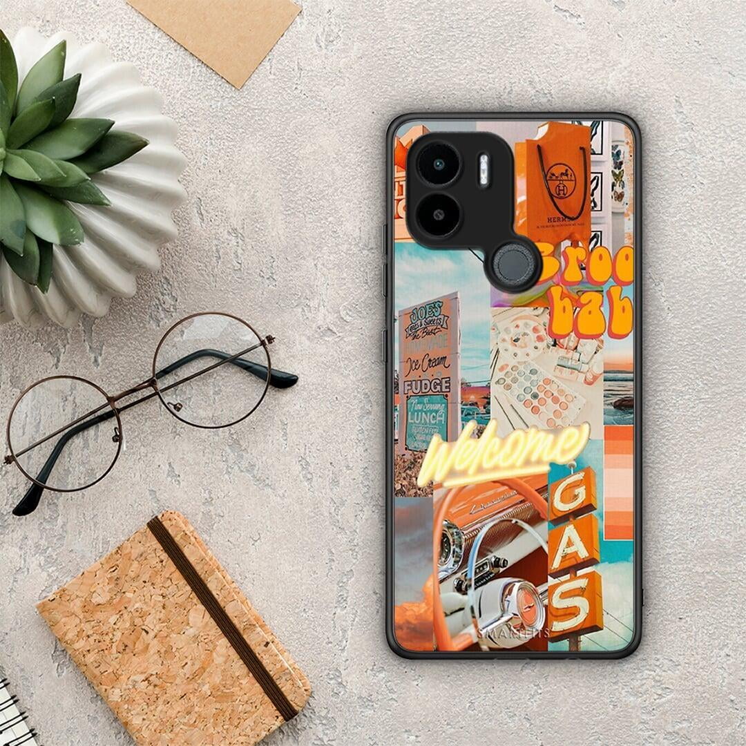 Θήκη Xiaomi Redmi A1+ / A2+ Groovy Babe από τη Smartfits με σχέδιο στο πίσω μέρος και μαύρο περίβλημα | Xiaomi Redmi A1+ / A2+ Groovy Babe Case with Colorful Back and Black Bezels