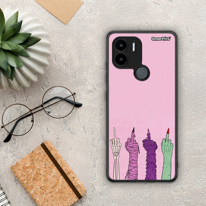 Θήκη Xiaomi Redmi A1+ / A2+ Halloween Be A Lady από τη Smartfits με σχέδιο στο πίσω μέρος και μαύρο περίβλημα | Xiaomi Redmi A1+ / A2+ Halloween Be A Lady Case with Colorful Back and Black Bezels