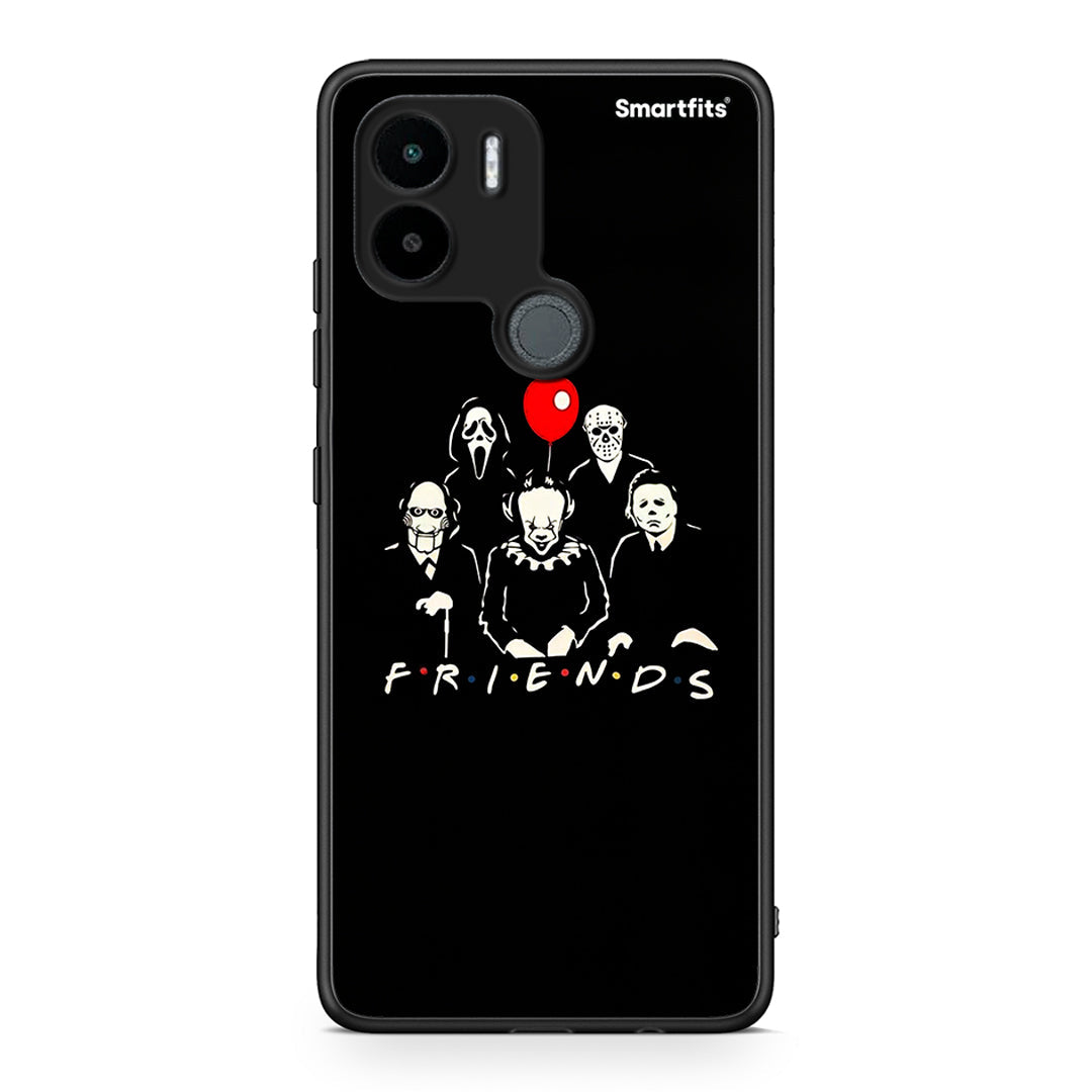 Θήκη Xiaomi Redmi A1+ / A2+ Halloween Friends από τη Smartfits με σχέδιο στο πίσω μέρος και μαύρο περίβλημα | Xiaomi Redmi A1+ / A2+ Halloween Friends Case with Colorful Back and Black Bezels