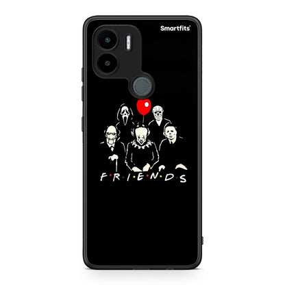 Θήκη Xiaomi Redmi A1+ / A2+ Halloween Friends από τη Smartfits με σχέδιο στο πίσω μέρος και μαύρο περίβλημα | Xiaomi Redmi A1+ / A2+ Halloween Friends Case with Colorful Back and Black Bezels