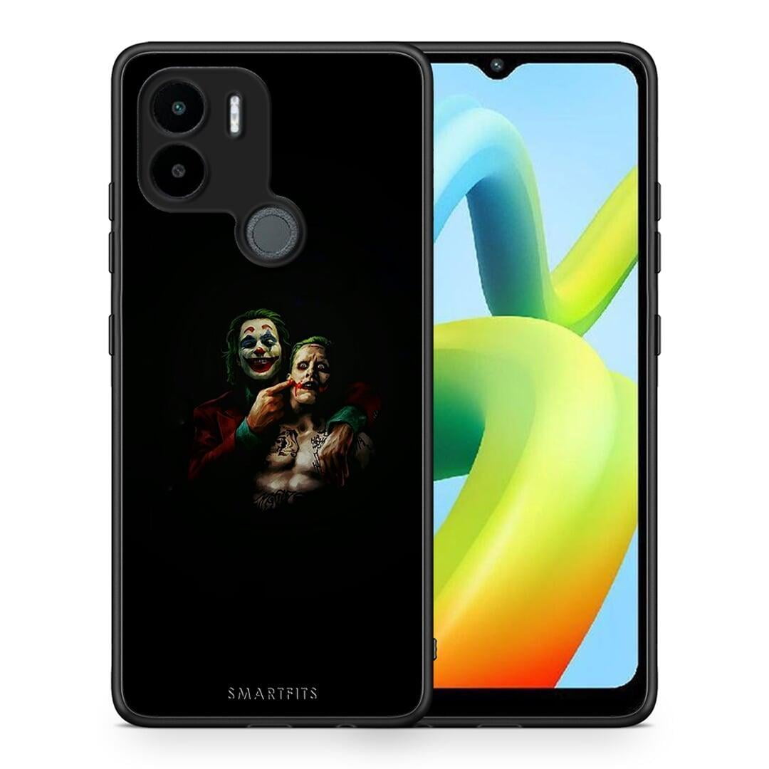 Θήκη Xiaomi Redmi A1+ / A2+ Hero Clown από τη Smartfits με σχέδιο στο πίσω μέρος και μαύρο περίβλημα | Xiaomi Redmi A1+ / A2+ Hero Clown Case with Colorful Back and Black Bezels