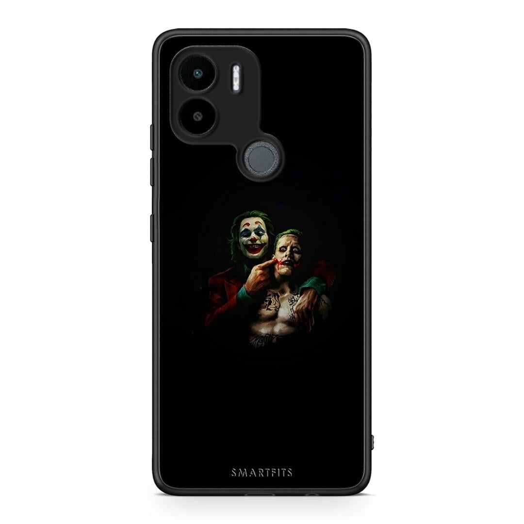 Θήκη Xiaomi Redmi A1+ / A2+ Hero Clown από τη Smartfits με σχέδιο στο πίσω μέρος και μαύρο περίβλημα | Xiaomi Redmi A1+ / A2+ Hero Clown Case with Colorful Back and Black Bezels
