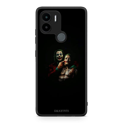 Θήκη Xiaomi Redmi A1+ / A2+ Hero Clown από τη Smartfits με σχέδιο στο πίσω μέρος και μαύρο περίβλημα | Xiaomi Redmi A1+ / A2+ Hero Clown Case with Colorful Back and Black Bezels