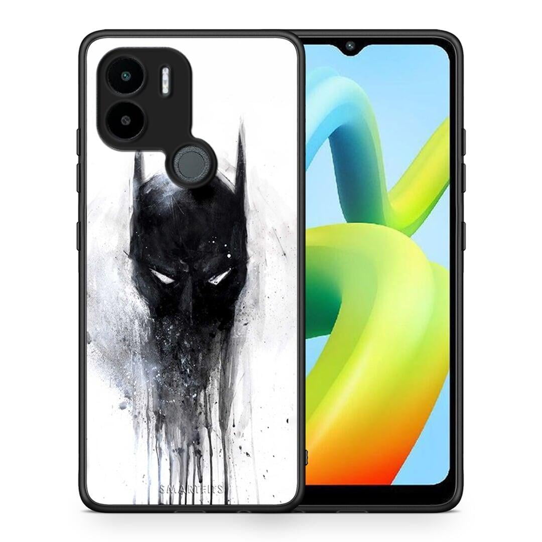 Θήκη Xiaomi Redmi A1+ / A2+ Hero Paint Bat από τη Smartfits με σχέδιο στο πίσω μέρος και μαύρο περίβλημα | Xiaomi Redmi A1+ / A2+ Hero Paint Bat Case with Colorful Back and Black Bezels