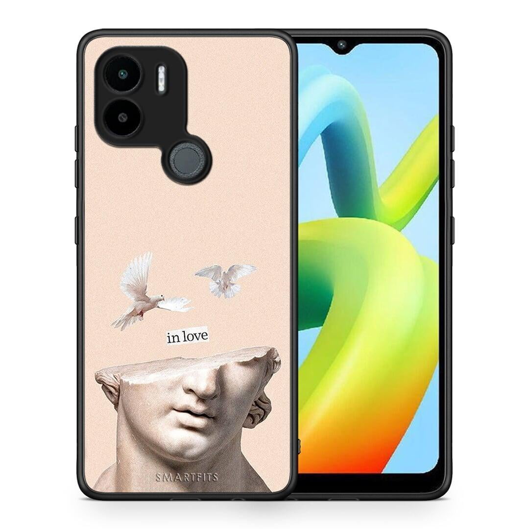 Θήκη Xiaomi Redmi A1+ / A2+ In Love από τη Smartfits με σχέδιο στο πίσω μέρος και μαύρο περίβλημα | Xiaomi Redmi A1+ / A2+ In Love Case with Colorful Back and Black Bezels