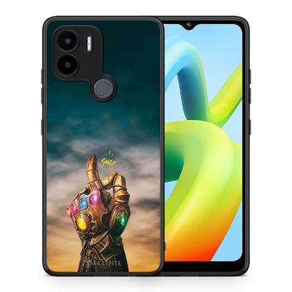 Θήκη Xiaomi Redmi A1+ / A2+ Infinity Snap από τη Smartfits με σχέδιο στο πίσω μέρος και μαύρο περίβλημα | Xiaomi Redmi A1+ / A2+ Infinity Snap Case with Colorful Back and Black Bezels