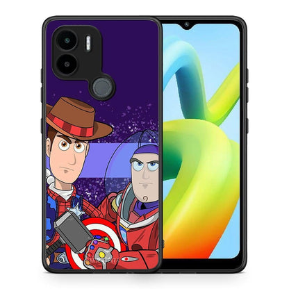 Θήκη Xiaomi Redmi A1+ / A2+ Infinity Story από τη Smartfits με σχέδιο στο πίσω μέρος και μαύρο περίβλημα | Xiaomi Redmi A1+ / A2+ Infinity Story Case with Colorful Back and Black Bezels