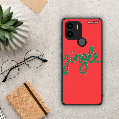 Θήκη Xiaomi Redmi A1+ / A2+ Jingle Xmas από τη Smartfits με σχέδιο στο πίσω μέρος και μαύρο περίβλημα | Xiaomi Redmi A1+ / A2+ Jingle Xmas Case with Colorful Back and Black Bezels