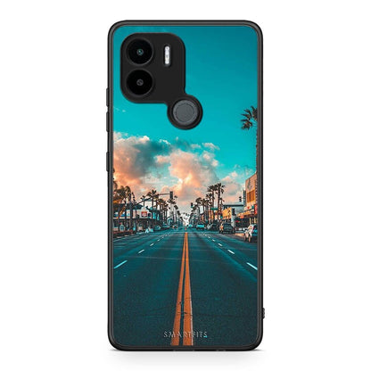 Θήκη Xiaomi Redmi A1+ / A2+ Landscape City από τη Smartfits με σχέδιο στο πίσω μέρος και μαύρο περίβλημα | Xiaomi Redmi A1+ / A2+ Landscape City Case with Colorful Back and Black Bezels