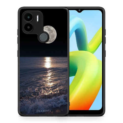 Θήκη Xiaomi Redmi A1+ / A2+ Landscape Moon από τη Smartfits με σχέδιο στο πίσω μέρος και μαύρο περίβλημα | Xiaomi Redmi A1+ / A2+ Landscape Moon Case with Colorful Back and Black Bezels