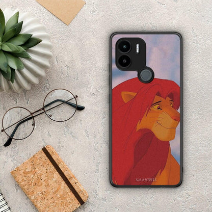 Θήκη Xiaomi Redmi A1+ / A2+ Lion Love 1 από τη Smartfits με σχέδιο στο πίσω μέρος και μαύρο περίβλημα | Xiaomi Redmi A1+ / A2+ Lion Love 1 Case with Colorful Back and Black Bezels