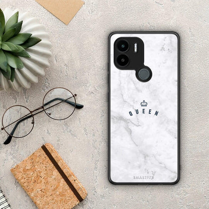 Θήκη Xiaomi Redmi A1+ / A2+ Marble Queen από τη Smartfits με σχέδιο στο πίσω μέρος και μαύρο περίβλημα | Xiaomi Redmi A1+ / A2+ Marble Queen Case with Colorful Back and Black Bezels